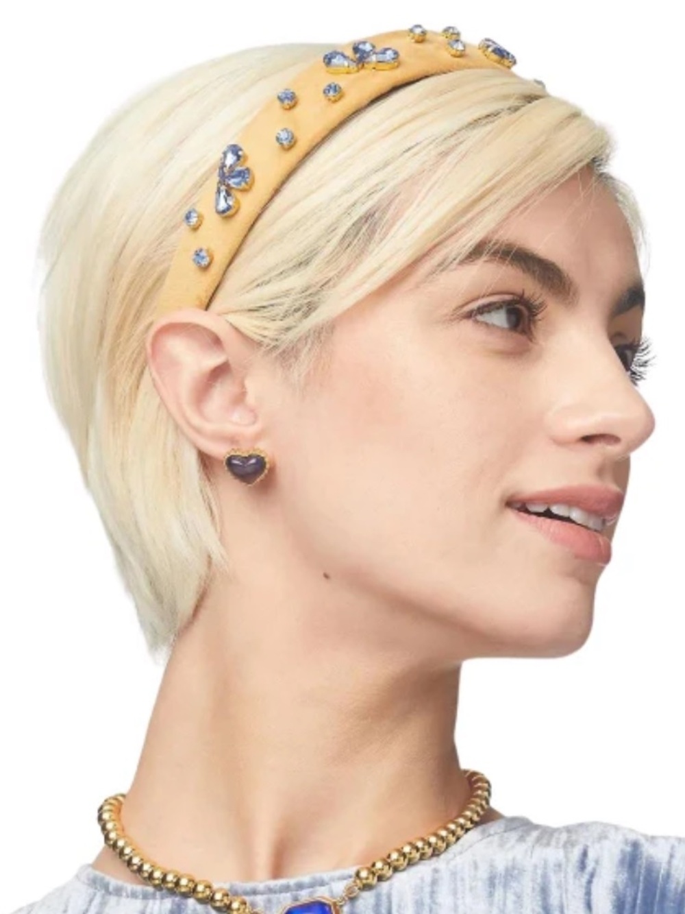 Lele Sadoughi Crystal Bloom Bessette Headband